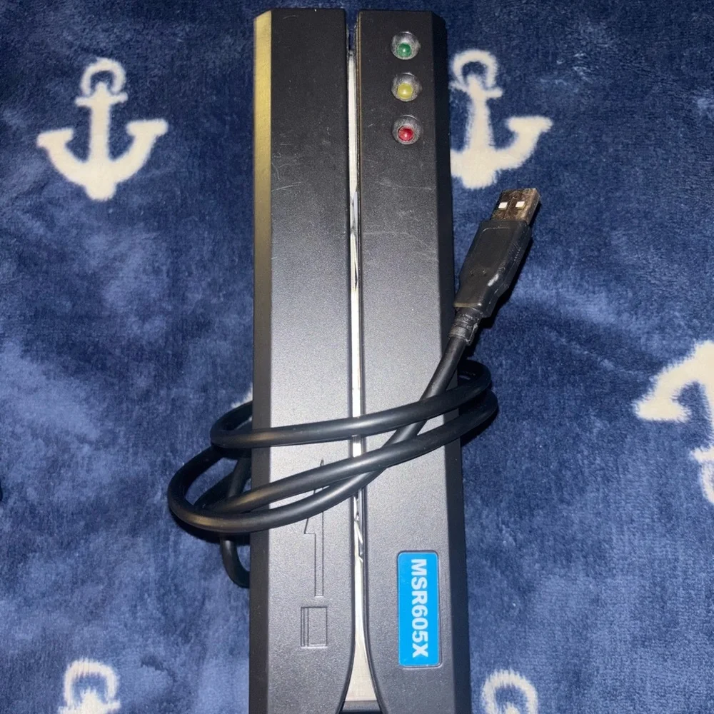 Black Magnetic Stripe Card Reader
